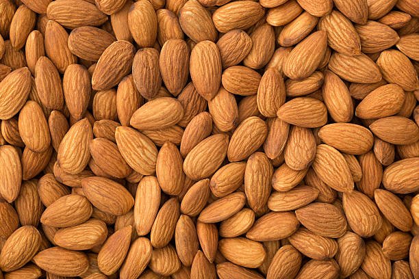 almonds background almonds background