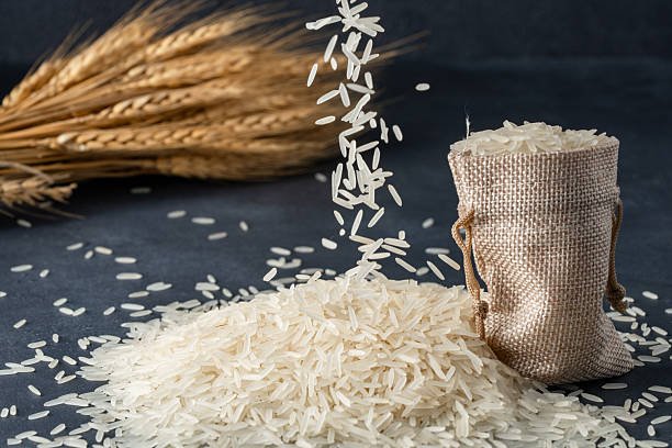 grains white rice grains that fell on the pile grains white rice grains that fell on the pile