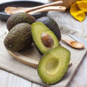 fresh avocado on the table